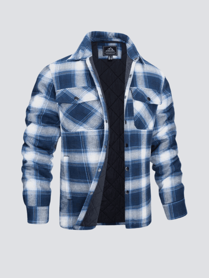 Jeremy™ - Striped Flannel Jacket