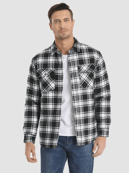 Jeremy™ - Striped Flannel Jacket