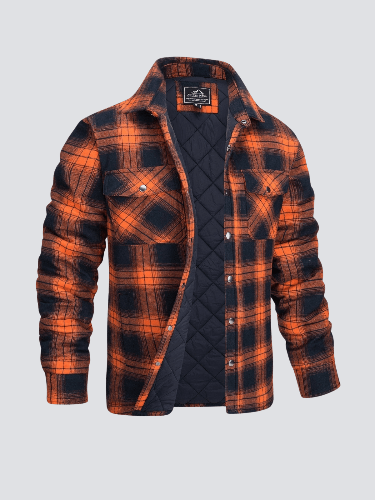 Jeremy™ - Striped Flannel Jacket