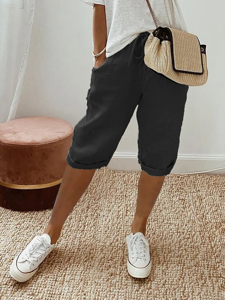 Sienna™  - Women's Cotton Linen Shorts