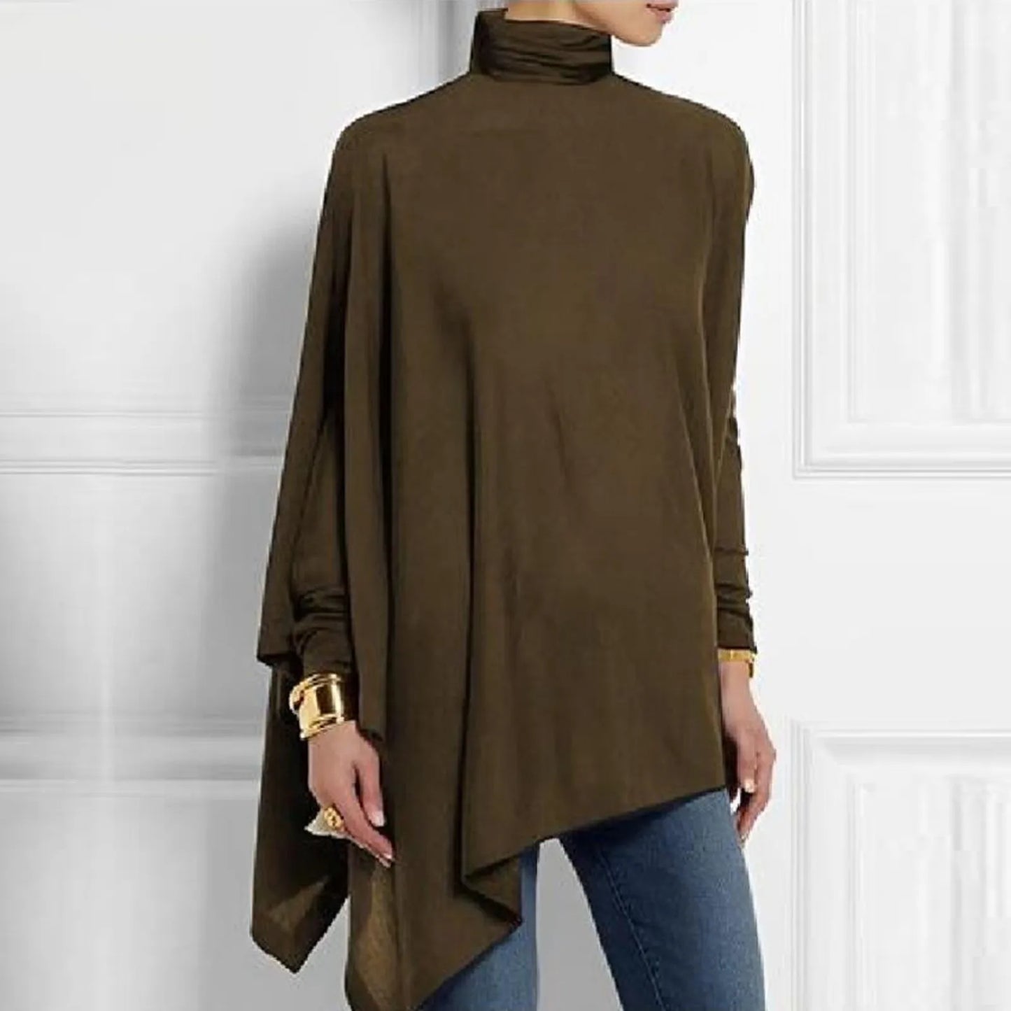 Sandra™ - Stylish Asymmetrical Ladies Top