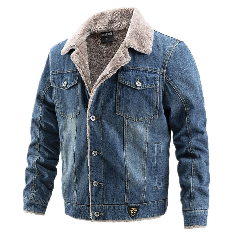 Timothy - Men's Denim Jacket With Inner Lining