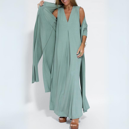 Harper™ - Elegant Dress + FREE Shoulder Cover