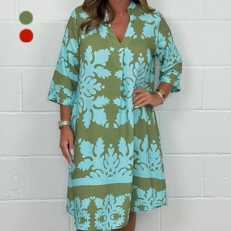 Katherine™ | Bold Patterned Tunic Dress