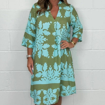 Katherine™ | Bold Patterned Tunic Dress