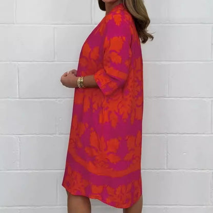 Katherine™ | Bold Patterned Tunic Dress