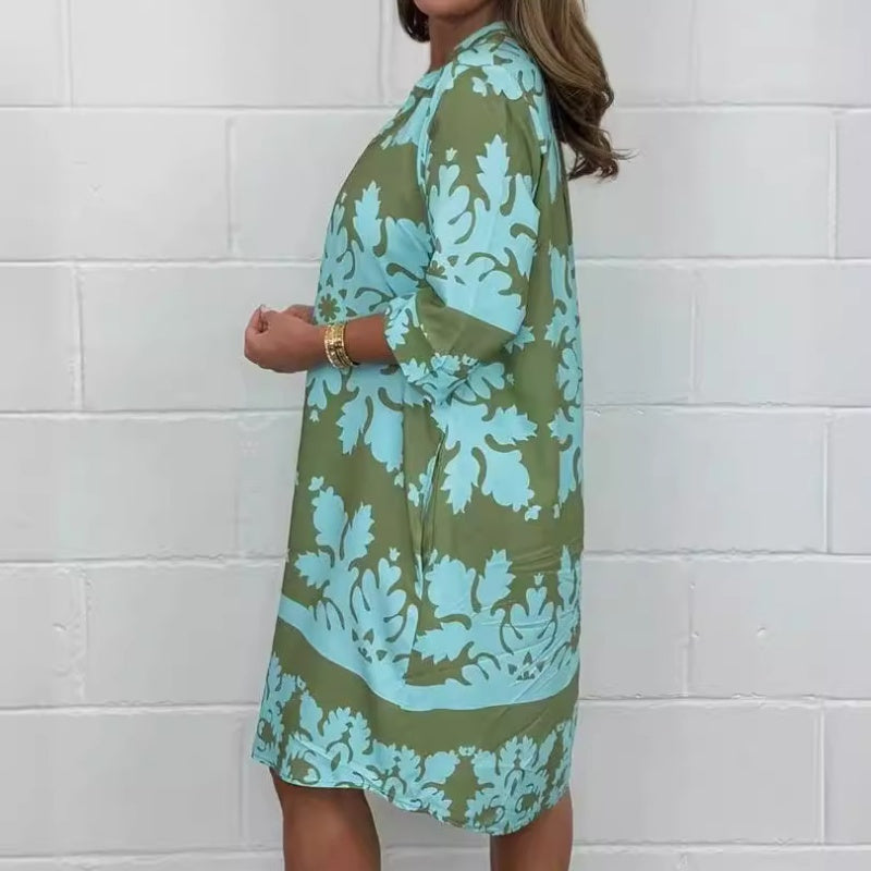 Katherine™ | Bold Patterned Tunic Dress